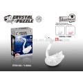 Cisne de cristal de los rompecabezas de DIY 3D del cisne 13PCS